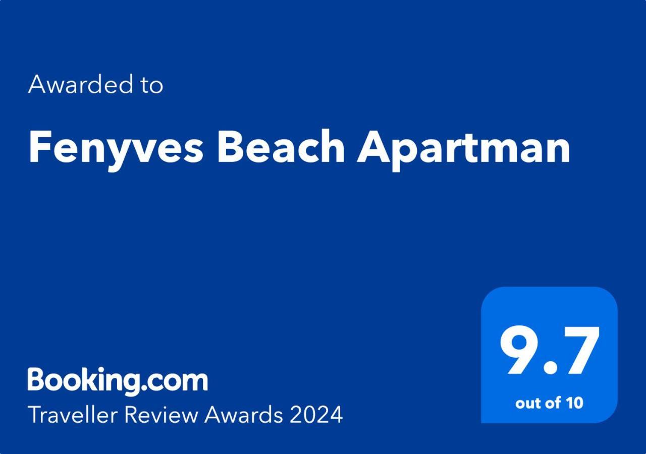 Fenyves Beach Apartman Delux Balatonfenyves Eksteriør bilde